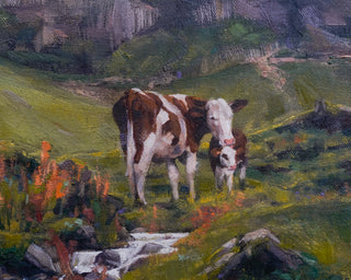 Alpine Cows | Original Painting