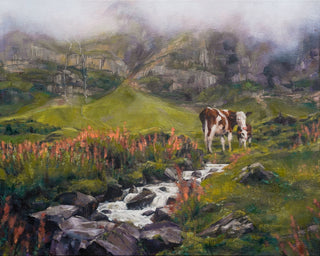 Alpine Cows | Original Painting
