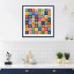 Scattered Food Mosaic