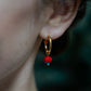 Carmen Charm Hoop Earrings